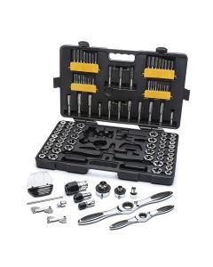 KDT82812 image(0) - GEARWRENCH 114 Piece SAE/Metric Ratcheting Tap and Die Set