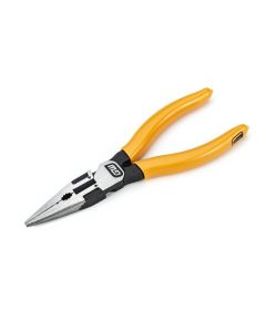 KDT82176-06 image(0) - GEARWRENCH 6 Inch PITBULL Long Nose Plier Dipped Handle