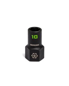 GETXBM10 image(0) - Grip Edge Tools 10mm 3/8" Dr RPT Socket Extractor with FORS (Standard Length)