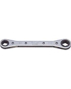 KKN102NA-5-16X3-8 image(0) - Ko-ken USA 102NA-5/16X3/8 Ratcheting Ring Wrench 5/16x3/8 6 Point Length 134 mm