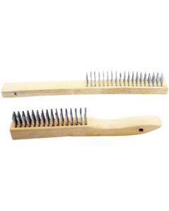 Wilmar Corp. / Performance Tool 2 Piece Wood Handle Wire Brush