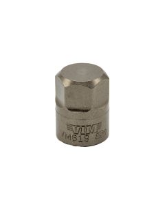 VIMVM619 image(0) - VIM Tools 19 mm Stubbie One Piece Impact Driver, S2 Steel, 1 .1 OAL (28 mm)