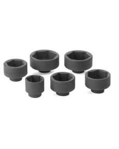KDT41890 image(0) - GearWrench 6 Piece Oil Canister Socket Set Service Kit