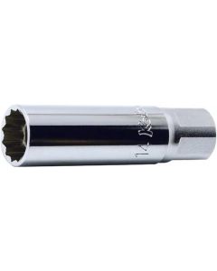 KKN3305P-14 image(0) - Ko-ken USA 3305P-14 3/8 Square Drive 12 Point Magnetic Spark Plug Socket 14 mm