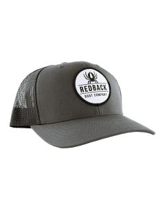 RDBHATRTC image(0) - Redback Boots USA Retro Trucker Hat w/ Patch - Charcoal
