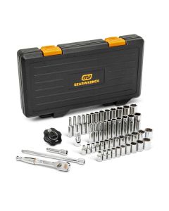 KDT80300P image(0) - GEARWRENCH 51 Piece 1/4 Inch Drive 6 Point 120XP Standard & Deep SAE/Metric Mechanics Tool Set