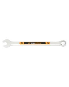 KDT81672H image(0) - GEARWRENCH 15mm 12 Point Hi-Viz Long Pattern Combination Wrench