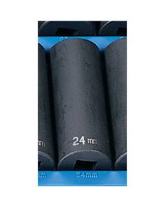 GRE2024MD image(0) - Grey Pneumatic 1/2" Drive x 24mm Deep Socket