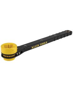 Klein Tools 4-in-1 Lineman's Slim Ratcheting Wrench