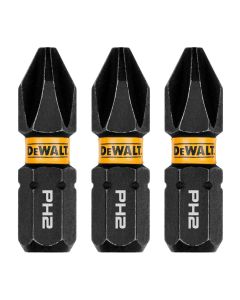 DWTDWAF1PH2IR3 image(0) - DEWALT 1In Phillips #2 FlexTorq 3Pk