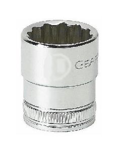 KDT80482 image(0) - GEARWRENCH 3/8 Inch Drive 12 Point Standard Metric Socket 6mm
