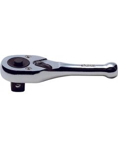 KKN3749SB-1-2 image(0) - Ko-ken USA 3749SB-1/2 1/2 Square Drive Ratchet Handle 24 teeth Short Length 110 mm Push Button