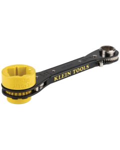 KLEKT155T image(0) - Klein Tools 6-in-1 Lineman's Ratcheting Wrench