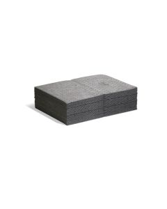NPGMAT231 image(0) - New Pig Heavy-Weight Universal Absorbent Mat Pad - 15 Inch x 20 Inch - 50 Pack