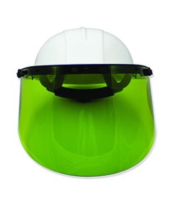 SRWS31223 image(0) - Sellstrom Face Shield - 312 Series - 9.75" x 20" x 0.060" Window - ArcFlash - Window, Adapter Bracket and Hard Hat Combination