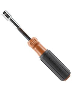 KLE654716 image(0) - Klein Tools Color-Coded Hollow-Shaft Heavy-Duty Nut Driver, 7/16-Inch