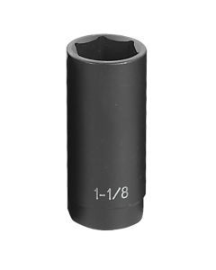 GRE2036D image(0) - Grey Pneumatic 1/2" Drive x 1-1/8" Deep Socket