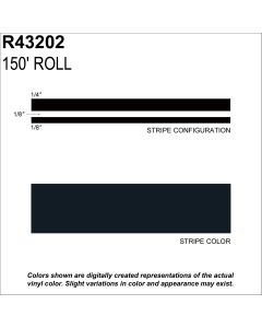 SHR43202 image(0) - SHARPLINE CONVERTING INC MS, 1/2" X 150'; Black