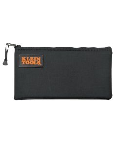 KLE5140K image(0) - Klein Tools Leather Tool Bag with Strap, 9 x 7 x 3.25-Inch