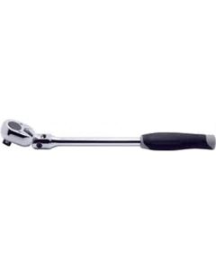 KKN4774J image(0) - Ko-ken USA 4774J 1/2 Square Drive Ratchet Handle 24 teeth Flexible Head Length 330 mm Plastic Handle