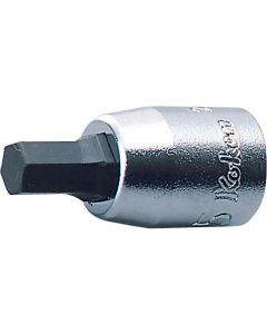 KKN2010M-25-1-5 image(0) - Ko-ken USA 2010M.25-1.5 1/4 Square Drive Bit Socket 1.5 mm Hex Length 25 mm