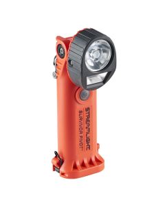 STL91838 image(0) - Streamlight Survivor Pivot USB Magnet - Includes 22" (55.88 Cm) USB Cord and Battery Carrier - Orange