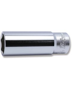 KKN3300A-9-16 image(0) - Ko-ken USA 3300A-9/16 3/8 Square Drive Socket 9/16 6 Point Length 55 mm