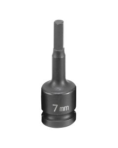 GRE2907M image(0) - Grey Pneumatic 1/2" Drive x 7mm Hex Driver