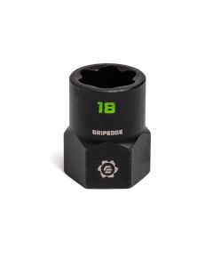 Grip Edge Tools 18mm 3/8" Dr RPT Socket Extractor with FORS (Standard Length)
