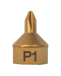 MAY16105 image(0) - Mayhew No. 1 Phillips® Dual Drive Bit, 7/16" Drive