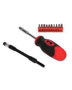 WLMW1728 image(0) - Wilmar Corp. / Performance Tool 12 Piece Bit Driver Set