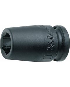 KKN13400M-9 image(0) - Ko-ken USA 13400M-9 3/8 Sq. Dr. Socket 9mm 6 point Length 32mm