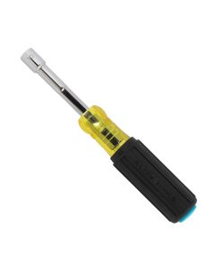 Klein Tools Metric Magnetic Color-Coded Nut Driver, Heavy-Duty Hollow-Shaft, 8mm