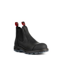 RDBUSBBKSC11 image(0) - Redback Boots USA Easy Escape HD 6-Inch Slip-On Steel Toe Scuff Cap 12US (11UK)