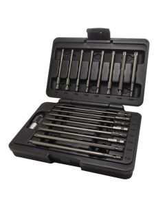 VIMPDIP100 image(0) - VIM Tools Power Drive TORX Plus Bit Set, IP10 Thru IP45, 17 Piece Set, 8 Piece 3.5 Long, 8 Piece 6 Inch Long with PD Bit Holder