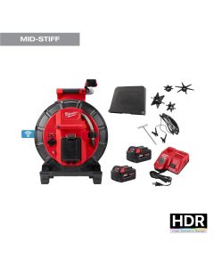 MLW3973-22 image(0) - Milwaukee Tool M18 120 Feet Mid-Stiff Modular Pipeline Inspection System