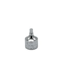 VIMHCT15 image(0) - VIM Tools T15 - 1/2 Cut TORX Driver, 1/4 Inch Square Drive, 3/4 Inch OAL, S2 Steel