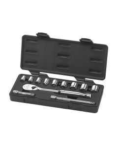 KDT80556 image(1) - GearWrench 12 Piece 3/8 Inch Drive 6 Point Standard SAE Mechanics Tool Set