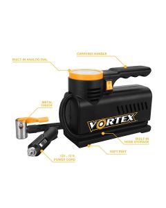 WLMW7900 image(0) - Wilmar Corp. / Performance Tool 12V Compact Tire Inflator w/LED Light