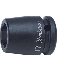 KKN14400M-14 image(0) - Ko-ken USA 14400M-14 1/2 Sq. Dr. Socket 14mm 6 point Length 38mm