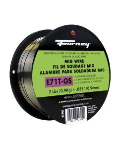 Forney Industries E71T-GS Self, Steel Flux-Core Welding Wire, .035 in x 2 Pound