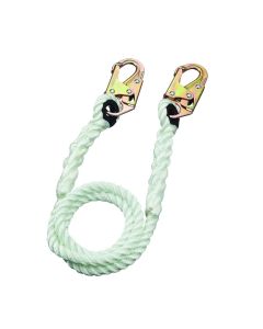 SRWV8151004 image(0) - PeakWorks Restraint Lanyard with 5/8" Rope - Snap Hooks - 4 FT
