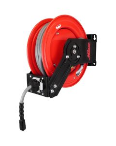 MILPWR31450 image(0) - Milton 1/4-inch x 50-feet All-In-One Pressure Washer Hose Reel (poly braided hose)