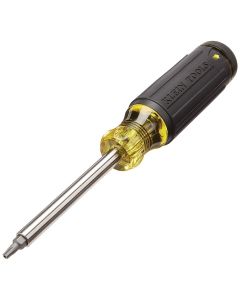 Klein Tools 8-in-1 Multi-Bit Adjustable Length Stubby Screwdriver