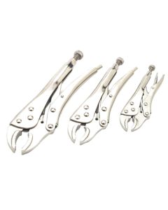 WLMW1107DB image(0) - Wilmar Corp. / Performance Tool 3 Piece Locking Plier Set