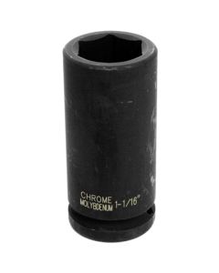 WLMM742-34 image(0) - Wilmar Corp. / Performance Tool 3/4" Drive 1-1/16" 6pt Deep Impact Socket