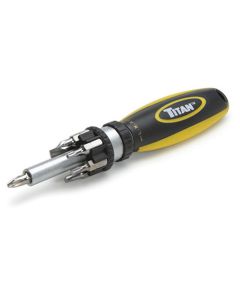 TIT11014 image(1) - TITAN HIGH TORQUE RATCHETING SCREWDRIVER