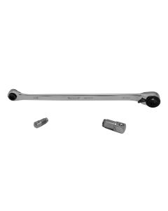 VIMHBR810 image(0) - VIM Tools 8 Inch Heavy Duty Hex Bit Ratchet 1/4 Inch X 10 mm Reversible