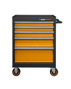KDT83241 image(0) - GEARWRENCH 26 Inch 5 Drawer GSX Series Rolling Tool Cabinet