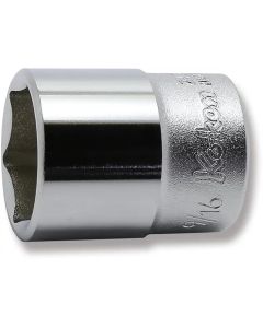 KKN2400A-9-16 image(0) - Ko-ken USA 2400A-9/16 1/4 Square Drive Socket 9/16 6 Point Length 24 mm